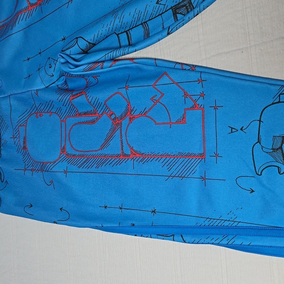 Adidas x Lego® Tech Pack Tights Kids', Blue, Fits Size XL Youth Unisex - Picture 4 of 11